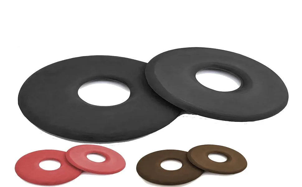 Rubber Bit Guards Cheek Rings Horse Pony Tack Saddlery Accessories Equestrian (Black 7CM) - main