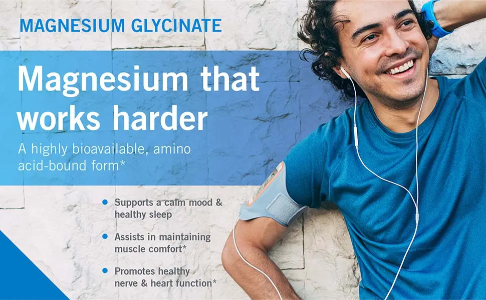 Metabolic Maintenance Magnesium Glycinate Capsules 180ct - magnesium that works harder