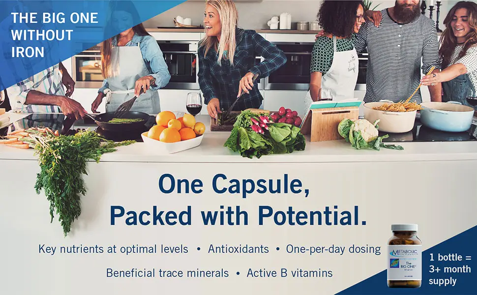 Metabolic Maintenance The Big One without Iron 100 Capsules - One Capsule Per Day