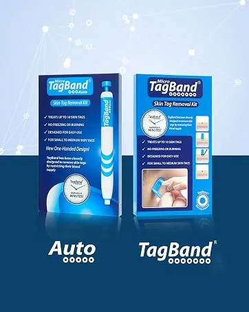 TagBand Refill Bands for Medium/Large Skin Tags. Compatible with both TagBand Original & Auto Regular Skin Tag Remover devices. Large (4mm-6mm) - sking tag remover, tagband