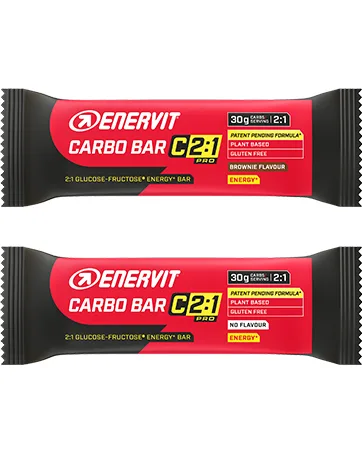 Enervit C2:1 Pro Carbo Chews Orange (Orange 3 x 34 gram Bars) Orange 3 x 34 gram Bars - Carbo Bar