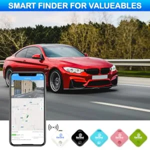 ReFind Smart Tracker. Mini GPS Tag Live Tracking on Free App Bluetooth 5.0. Key Finder Tracker For Luggage Item Finder Dog & Cat Tracker. Compact AIR I TAG For iPhone Android Samsung (Black) - apple tags air tracker, aur tag, cat trackers with phone apps uk, dogtracker