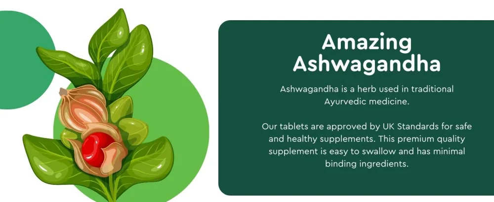Ashwagandha 1000mg 120 Tablets | High Strength Ashwagandha Supplement | Ayurvedic | GMP Approved | Vegan | Letterbox Friendly | MOBU UK - product information 14