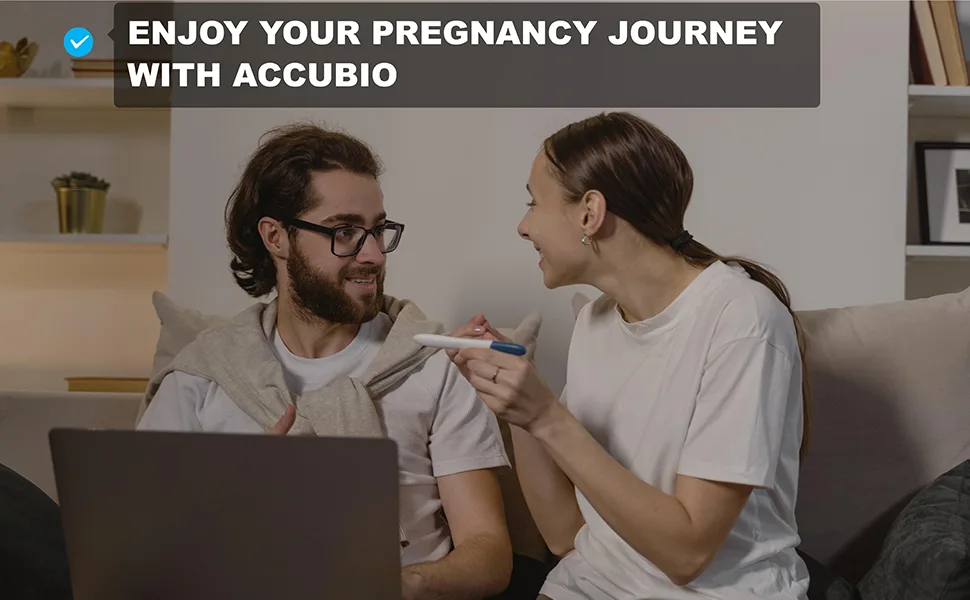 ACCUBIO Digital Pregnancy Test First Response Early Pregnancy Test HCG Fertility Test Home Rapid Detection Over 99% Accurate Result in Words Within 5 Minutes 1 Test - enjoy pregnancy
