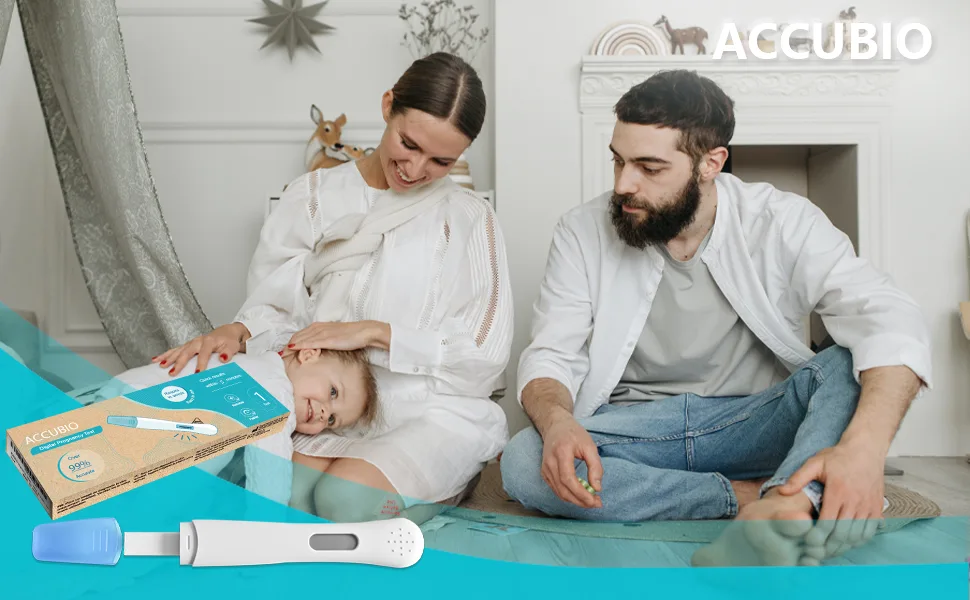 ACCUBIO Digital Pregnancy Test First Response Early Pregnancy Test HCG Fertility Test Home Rapid Detection Over 99% Accurate Result in Words Within 5 Minutes 1 Test - pregnancy test