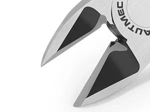 HAUTMEC 5" Precise Small Flush Cutting of Engineer Wire Cutter Plier with Location Pin for Fine Shearing Perfect for Circuit Board Cutting Electronic Components HT0327 1 - Flush Cut Pliers