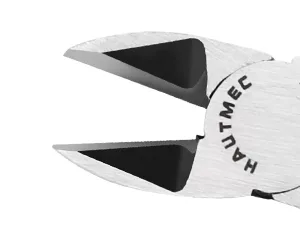 HAUTMEC 5" Precise Small Flush Cutting of Engineer Wire Cutter Plier with Location Pin for Fine Shearing Perfect for Circuit Board Cutting Electronic Components HT0327 1 - Flush Cut Pliers