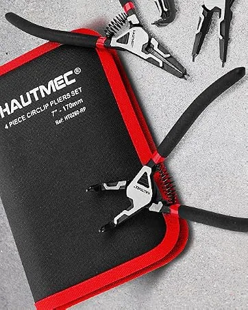 HAUTMEC 5" Precise Small Flush Cutting of Engineer Wire Cutter Plier with Location Pin for Fine Shearing Perfect for Circuit Board Cutting Electronic Components HT0327 1 - HAUTMEC SNAP RING PILERS