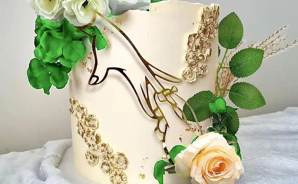 JeVenis Wedding Cake Decoration Mr & Mrs Cake Topper Wedding Engagement Cake Bridal Shower Theme Party Cake Decorations - product information 12