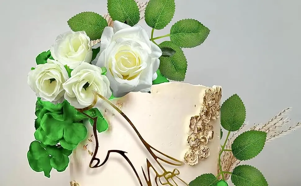 JeVenis Wedding Cake Decoration Mr & Mrs Cake Topper Wedding Engagement Cake Bridal Shower Theme Party Cake Decorations - product information 8