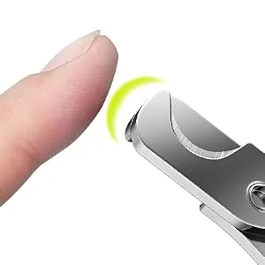 pecute Cat Nail Clippers with Adjustable Led Light Sharp Stainless Steel Professional Pet Nail Trimmer for Cats Small Dogs Rabbit and Small Animals Black+Green Led Light - safe