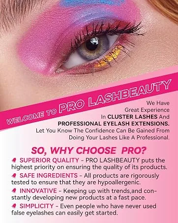 Volume Eyelash Extensions Easy Fan Volume Lashes Rapid Blooming Lashes Mega C D curl Flowering Lash Extensions(10 mm C-0.05)  - pro lash beauty