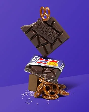 Tony's Chocolonely Littl Bits Milk Marshmallow Biscuit Mix Chocolate Balls - Mini Chocolates in Sharing Box - Snacks - Candies - 100 Grams - tony chocolonely slave free chocolate