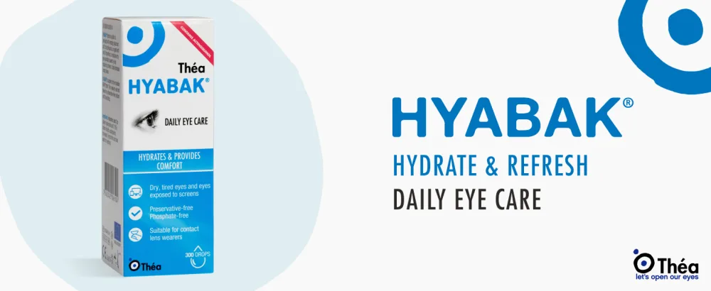 Hyabak Dry Eye Drops 10 ml Single - eye drops dry night ointment humans eyedrops tear forte extra dual treatment care itchy duo sore