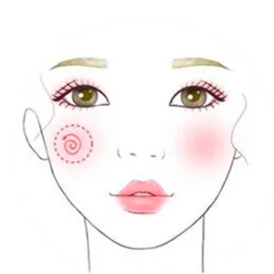 Blusher Brush Large Makeup Brushes Round Brush Head Wide Coverage Powder Foundation Brush Synthetic Bristles for Bronzer Powder Blush or Highlighter Kabuki Make up Brushes - Bright 02 silver - Blusher Brush
