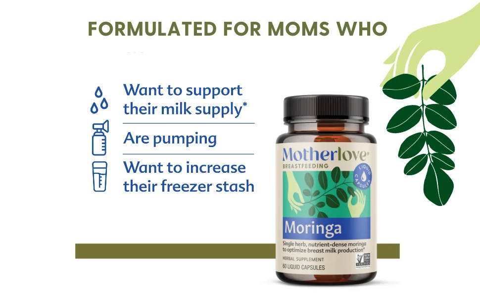 Motherlove Moringa 120 Liquid Capsules - Moringa uses