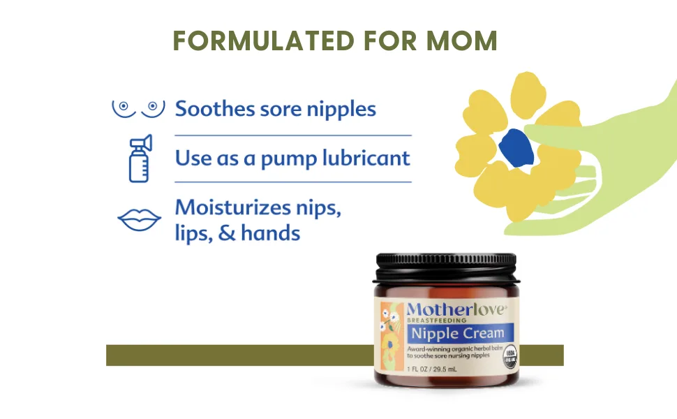 Motherlove Nipple Cream 1 oz (29.5 ml) - Nipple Cream uses