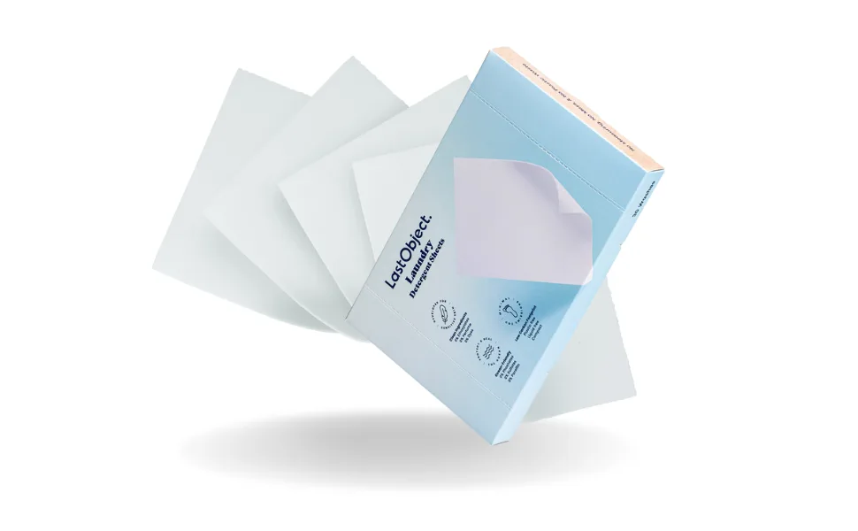 Lastobject detergent sheets 30pcs environmentally friendly and easy to use - Natural gentle cleaning without unnecessary chemicals or waste - Ideal for sensitive skin and allergy sufferers. - Lastobject