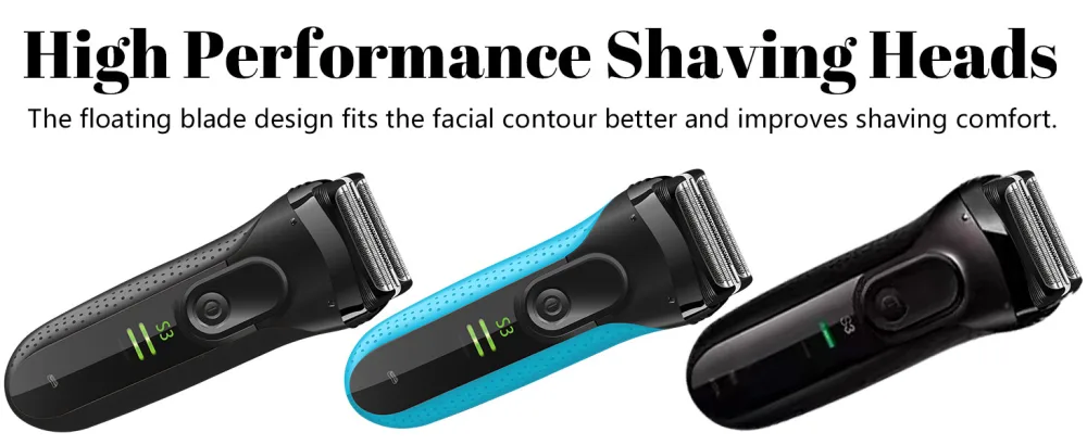 Shaver Replacement Heads Compatible with All Braun Series 3 Shaver Compatible with Braun S3 Replacement Head 3040s 310s 3010s 300s etc Metal Bracket - product information 11
