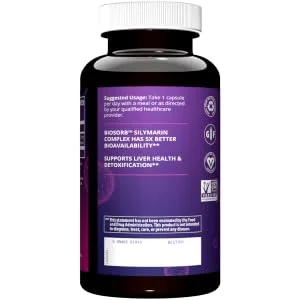MRM Silymarin with Biosorb 60 Vegan Capsules - product information 5