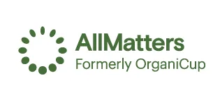 AllMatters Menstrual Cup (Formerly OrganiCup) Size B for Those Who Have Given Birth Vaginally. Award Winning Period Cup - AllMatters Formerly OrganiCup Logo