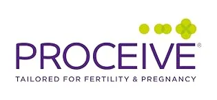 Proceive Pregnancy Omega 3 - High Strength & Pure Fish Oil Tablets - 60 Capsules/1 Month Supply Omega 3 (60 Capsules) - Proceive logo on white background