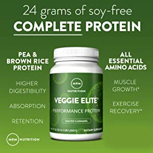 MRM Veggie Elite Performance Protein Salted Caramel  2.2 lb (1020 g) - product information 4
