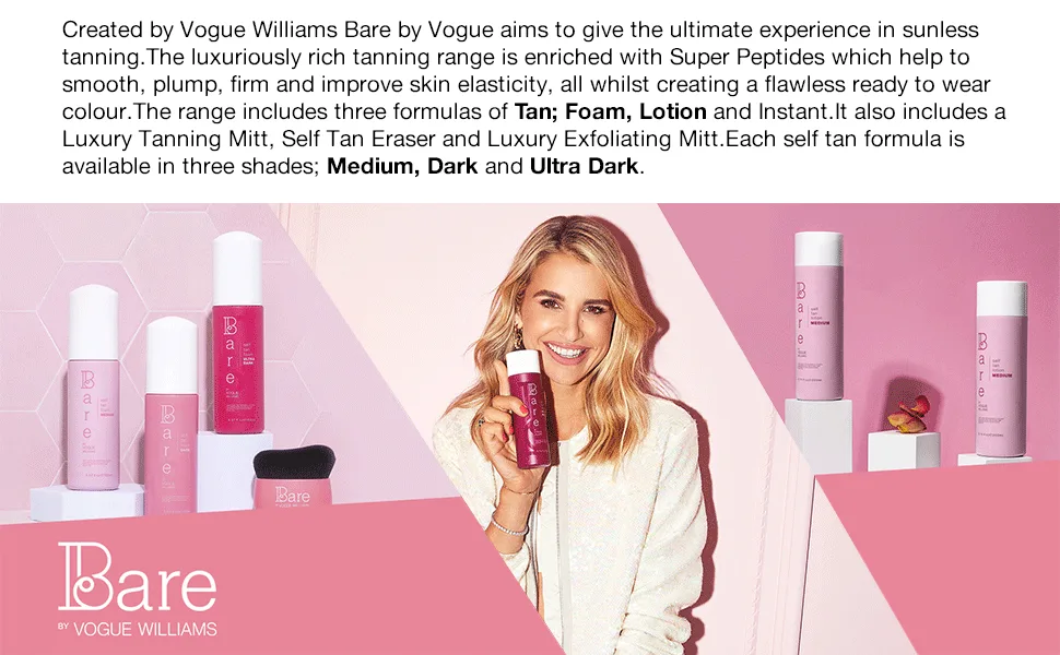Bare by Vogue - Self Tanning Mitt Black - spray tan kit machine tent solution sun set nasal tanning face bottle sticky feet pads for sunbeds