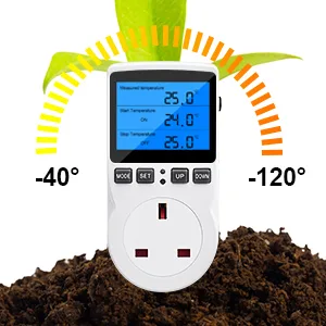 Diymore Temperature Controller Thermostat Plug 220V Digital Thermostat with Backlight LCD Screen Heating Cooling Temperature Switch Thermostatic Socket for Greenhouse Farm Terrarium - product information 21