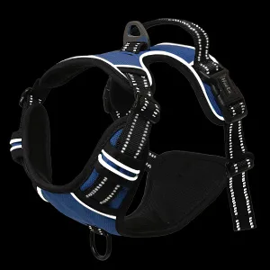 HEELE Dog Harness Dog Harness Large Dog with Soft Padded Handle Reflective No Pull Dog Harness for Large Dog for Outdoor Training Walking Blue L L Blue - product information 20