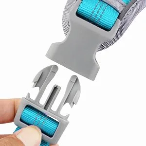 Plutus Pet No Pull Dog Harness Release At Neck Reflective Adjustable Dog Vest Harness Easy Control Handle for Walking for Small Medium Large Dogs Cyan M Medium Cyan - puppy harness