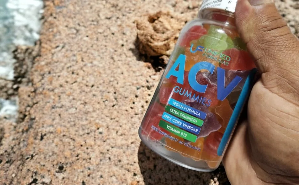 Unified Formulas ACV Apple Cider Vinegar Gummies Mixed Fruit Flvours 60 Gummies - acv2