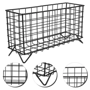 POPETPOP Metal Rabbit Hay Feeder Iron Hay Feeder Convenient Bunny Feeder Rabbit Cage Accessory - product information 11