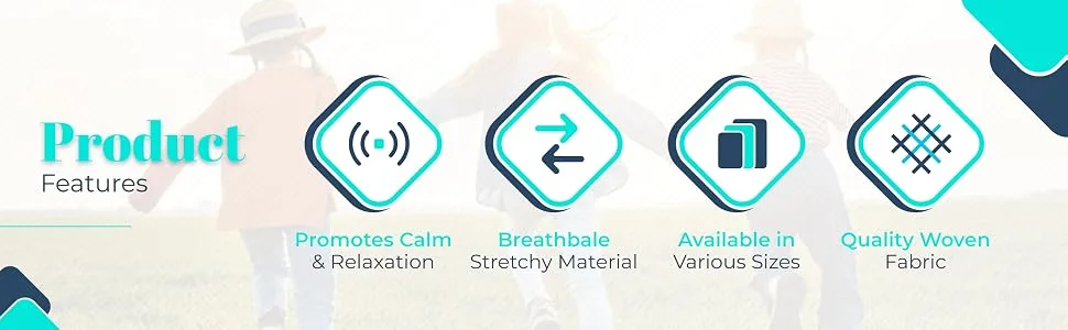 Sentire-Sensory UK Blue Sensory Body Sock For Children With Autism & Anxiety Anxiety Wrap 6-9 years (Medium) 6-9 Years BLUE - Sensory Compression Body Sack