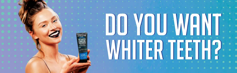 My Magic Mud Activated Charcoal Fluoride-Free Whitening Toothpaste Peppermint 4 oz (113 g) - do you want whiter teeth