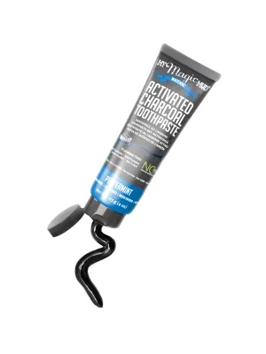 My Magic Mud Activated Charcoal Fluoride-Free Whitening Toothpaste Peppermint 4 oz (113 g) - toothpaste
