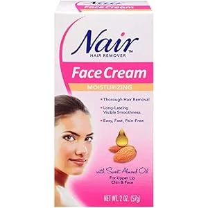 Nair Hair Remover Moisturizing Face Cream For Upper Lip Chin and Face 2 oz (57 g) - product information 1