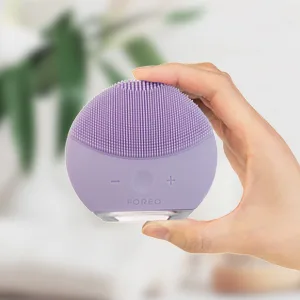 FOREO Luna Mini 2 Plus Compact Cleansing and Firming Facial Massage Device for All Skin Types Pearl Pink - foreo