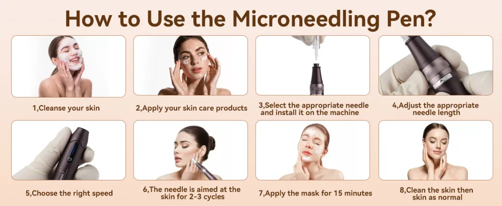 Dr.Pen A10 Professional Wireless Microneedling Pen with 20 Replacement Cartridges Adjustable Micro Needling Micro needle Pen Microneedle Machine for Skin Care EM4801KIT-UK Purple - product information 21