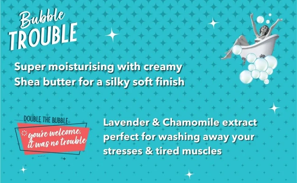 Dirty Works Bubble Trouble Signature Bubble Bath 500ml - Bubble trouble 1