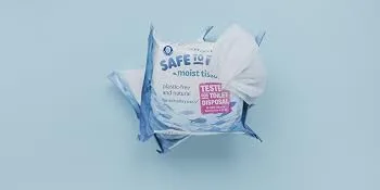 Natracare Safe to Flush Moist Tissues 30 Tissues - Moist tissues