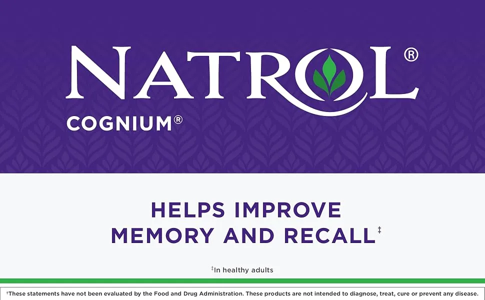 Natrol Cognium Focus 60 Capsules - Cognium Helps improve memory & recall‡