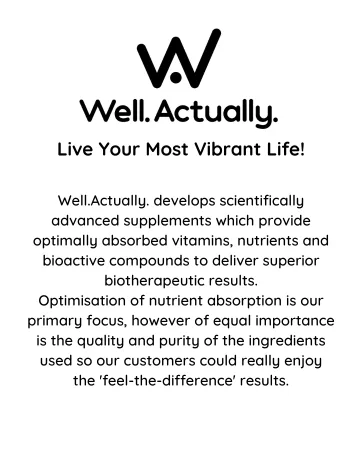 WELL ACTUALLY Liposomal Vitamin B Complex High Strength and Bioavailability - 8 Essential B Vitamins Complex for Energy Brain Metabolism Support - Tropical Flavour (60 Servings) - MAIN