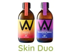 WELL ACTUALLY Liposomal Vitamin B Complex High Strength and Bioavailability - 8 Essential B Vitamins Complex for Energy Brain Metabolism Support - Tropical Flavour (60 Servings) - Skin Duo