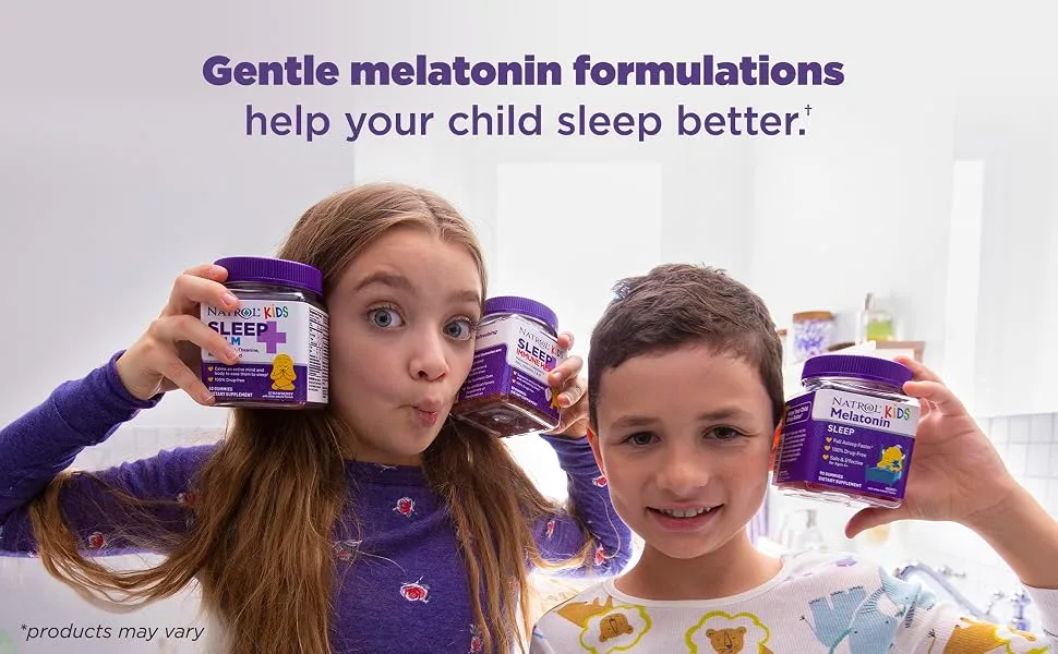 Natrol Kids Melatonin  Fast Dissolve Ages 4 & Up Strawberry 30 Tablets - Gentle melatonin formulations help your child sleep better.