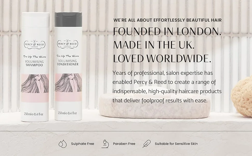 Percy & Reed Discover Va-Va-Volume Gift Set - Turn Up The Volume Complete Collection Gift Set - The Thin Dry Hair Solution - Great Gift for Her - Trial discovery travel - Percy n Reed