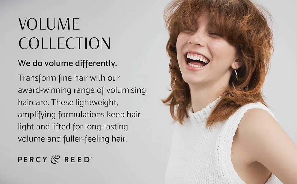 Percy & Reed Discover Va-Va-Volume Gift Set - Turn Up The Volume Complete Collection Gift Set - The Thin Dry Hair Solution - Great Gift for Her - Trial discovery travel - Volume Collection