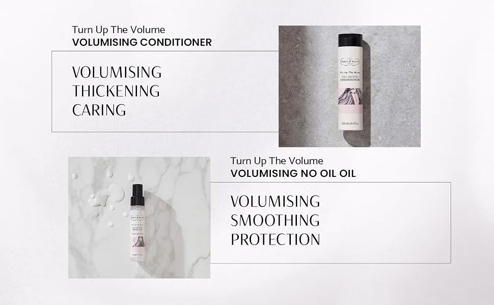 Percy & Reed Discover Va-Va-Volume Gift Set - Turn Up The Volume Complete Collection Gift Set - The Thin Dry Hair Solution - Great Gift for Her - Trial discovery travel - Volumising Conditioner