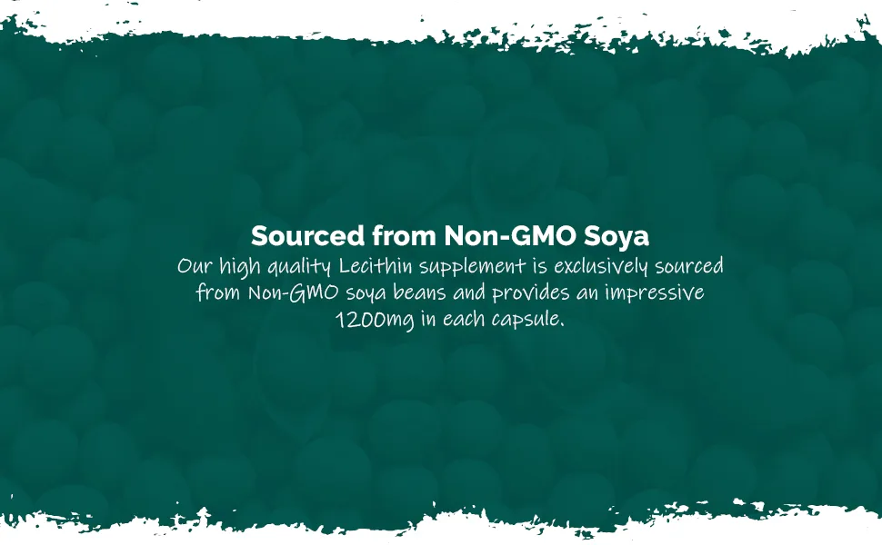 Soy Lecithin Capsules 1200mg | 120+120 (240) Capsules | Manufactured in The UK - S9033