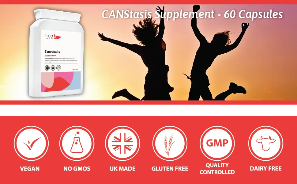 CANStasis Candida Yeast Balance Supplement 60 Capsules - Formulated for Women to Provide Daily Targeted Microbial Digestive and Immune Support - candida support vitamins